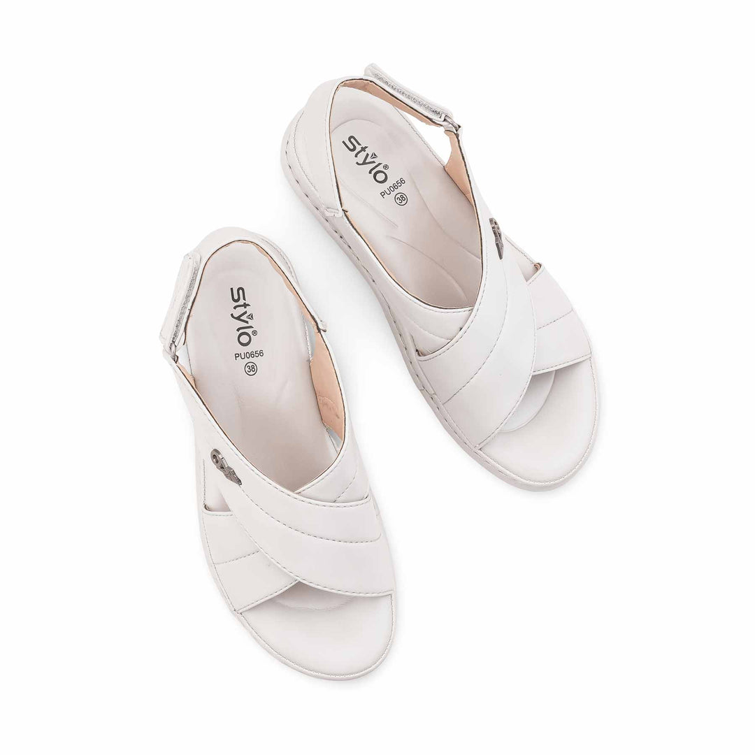 Grey Formal Sandal For Ladies PU0656