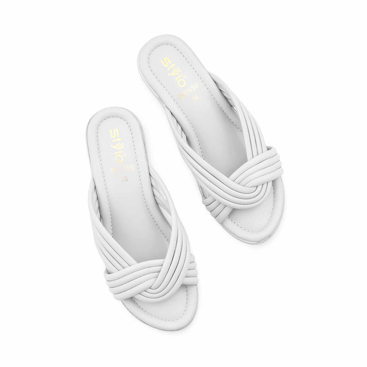 Grey Formal Slipper For Women PU0659