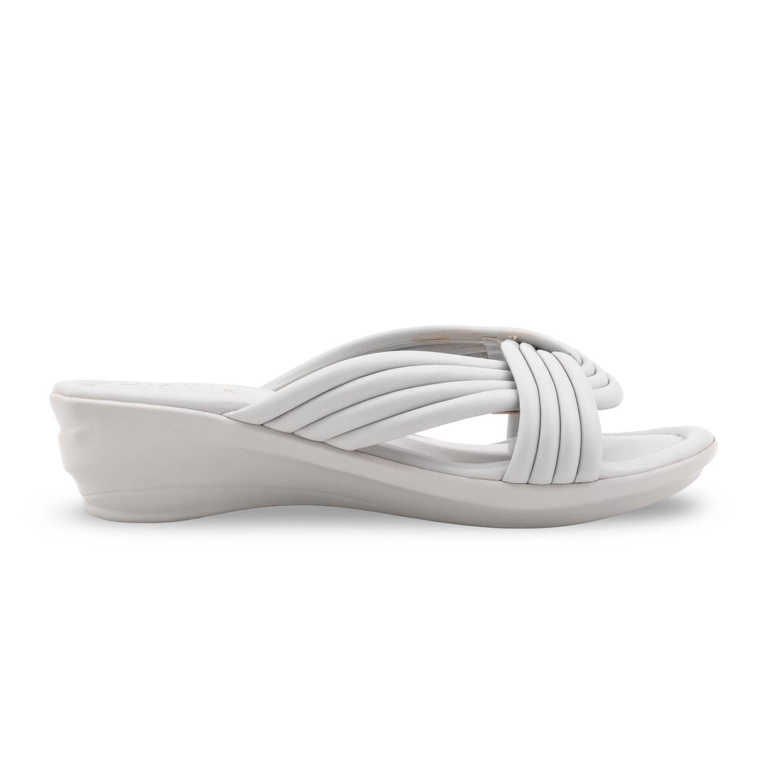 Grey Formal Slipper For Women PU0659