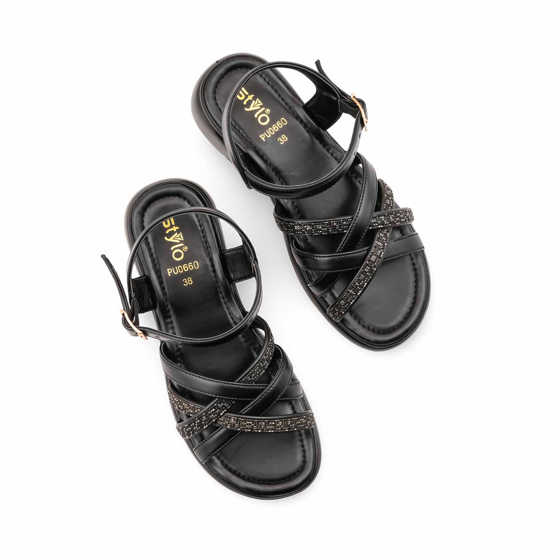 Black Formal Women Sandal PU0660