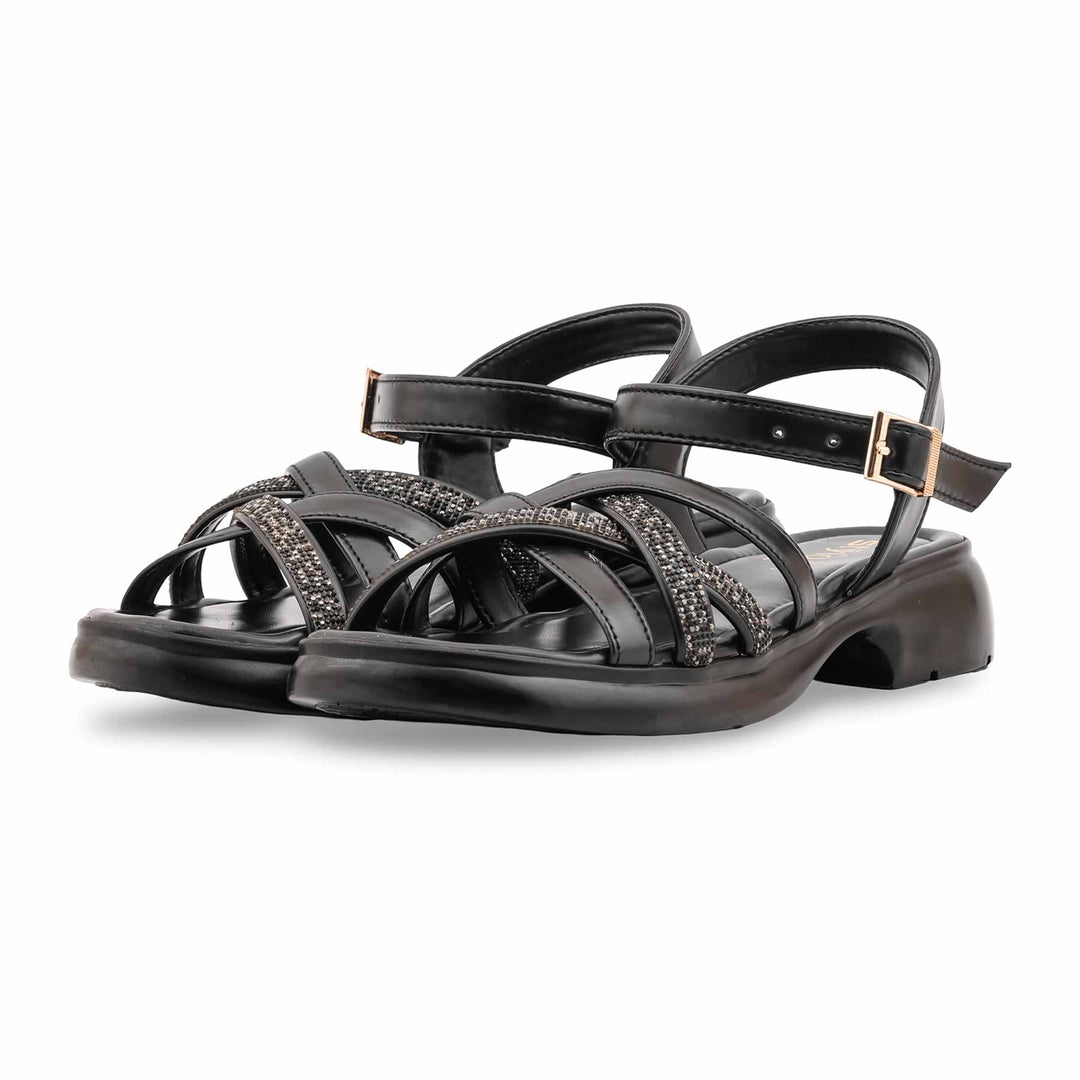 Black Formal Women Sandal PU0660