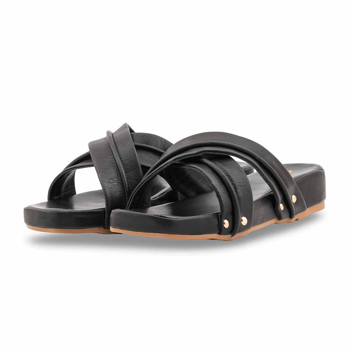 Black Formal Women Slipper PU0664