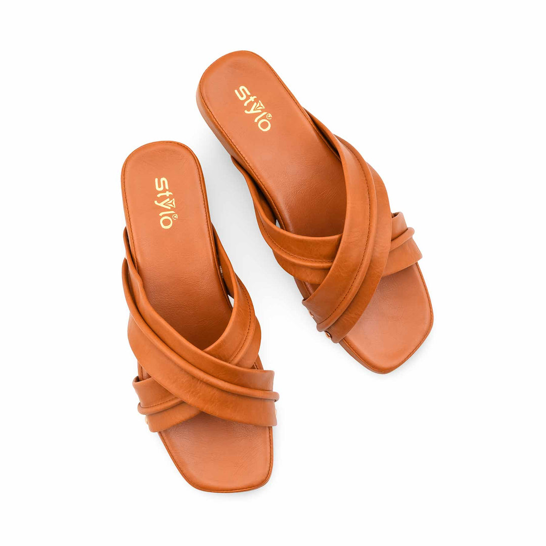 Mustard Formal Slipper For Ladies PU0664