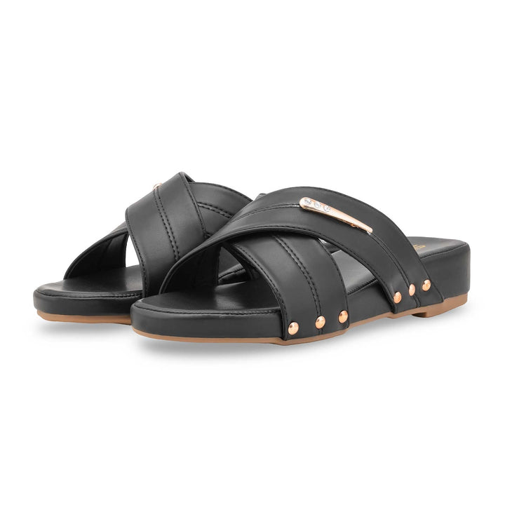 Black Formal Women Slipper PU0665