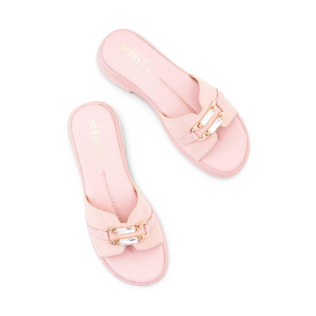 Pink Formal Slipper For Ladies PU0668