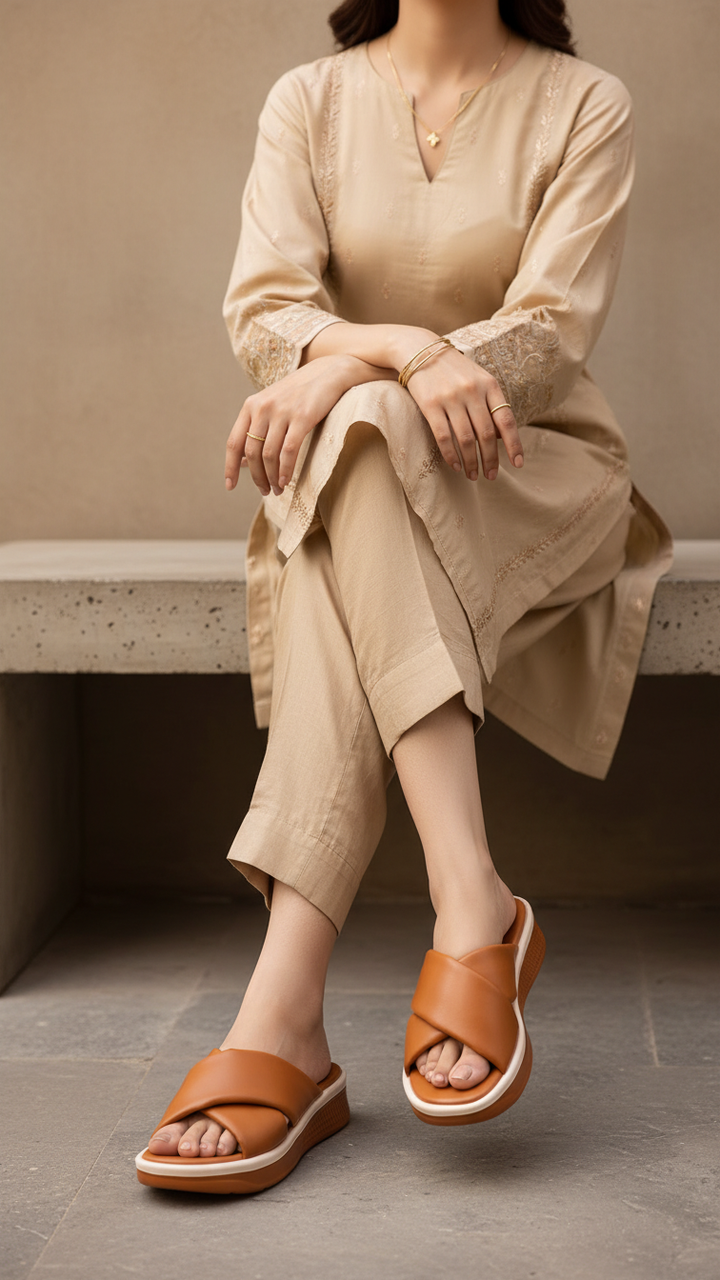 Mustard Formal Women Slipper PU0669