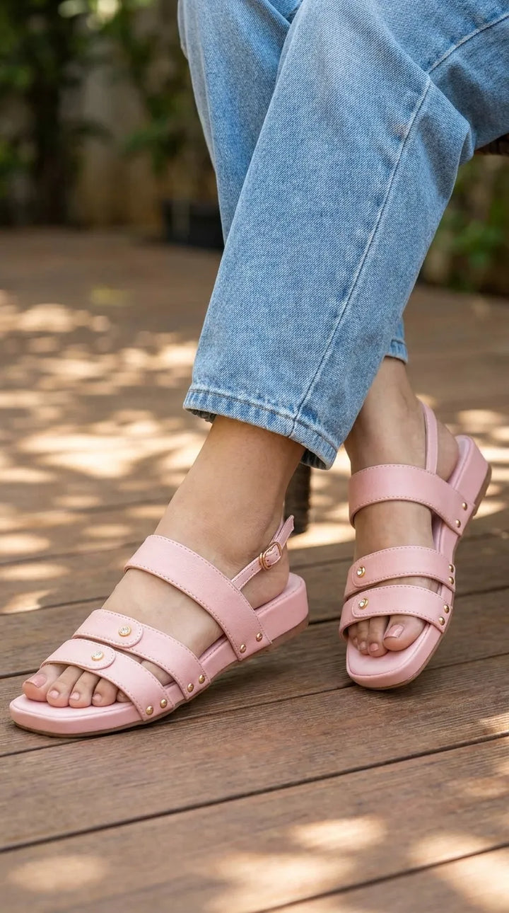 Pink Formal Sandal For Ladies PU0671