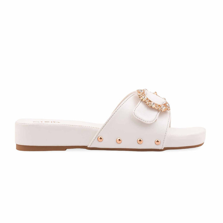White Formal Women Slipper PU0673