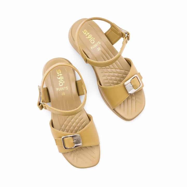 Olive Formal Sandal For Ladies PU0675