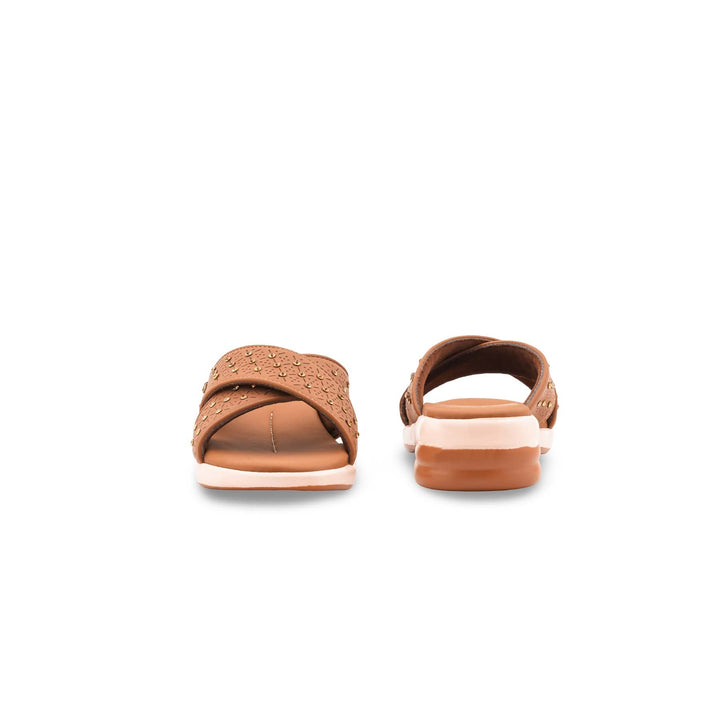 Brown Formal Slipper For Women PU0676