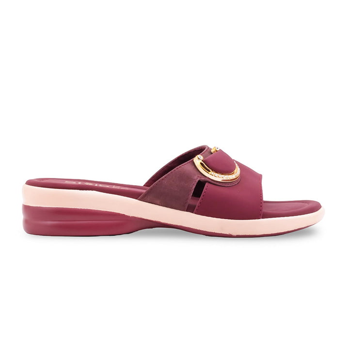 Maroon Formal Slipper For Ladies PU0677