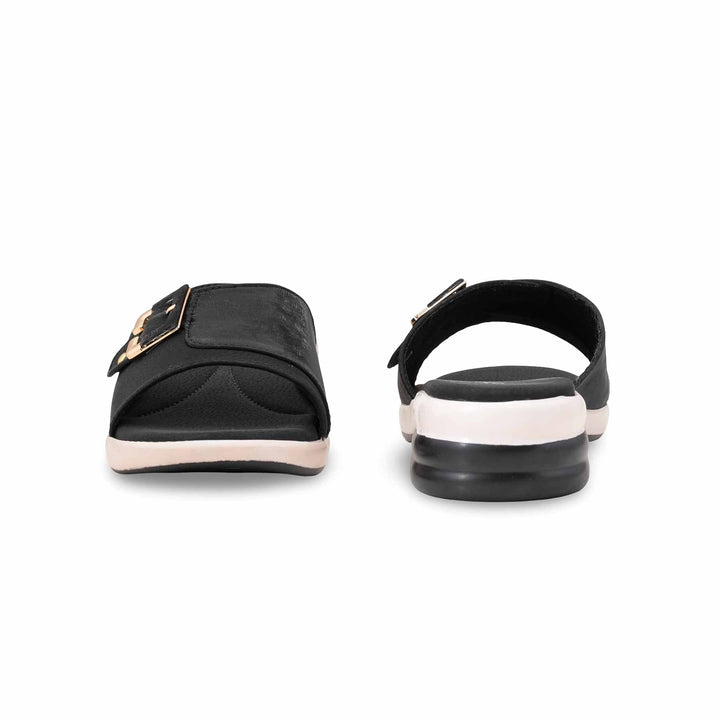 Black Formal Slipper For Women PU0678