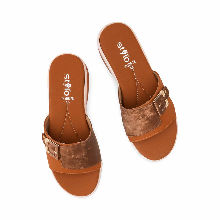 Mustard Formal Slipper For Women PU0678