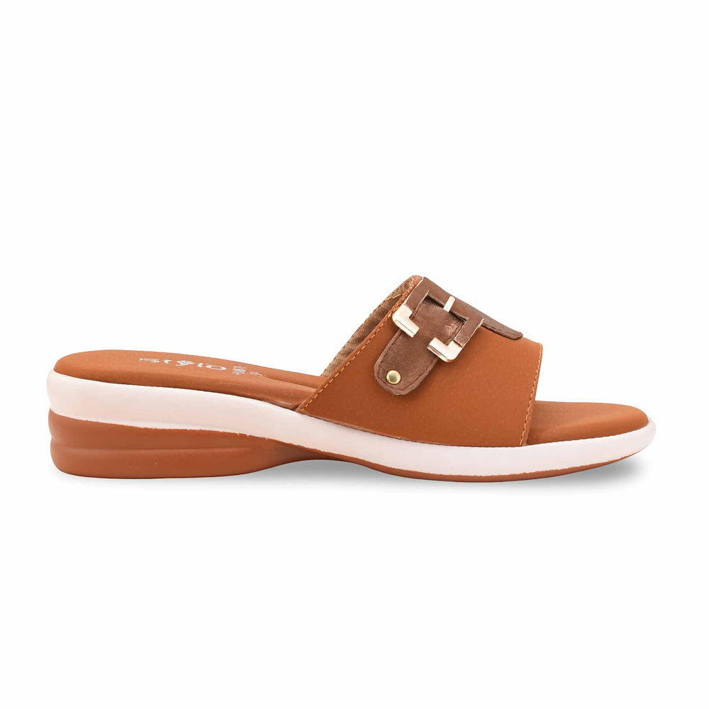 Mustard Formal Slipper For Women PU0678