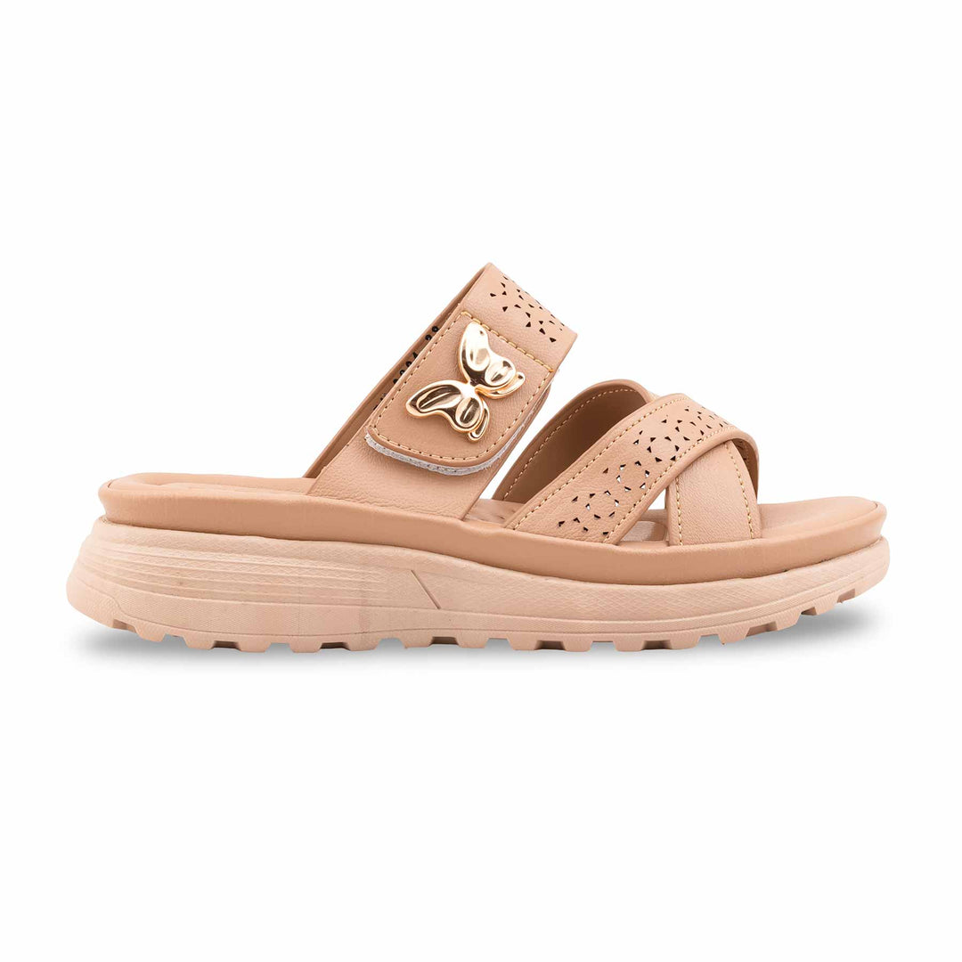 Beige Formal Slipper For Women PU0681