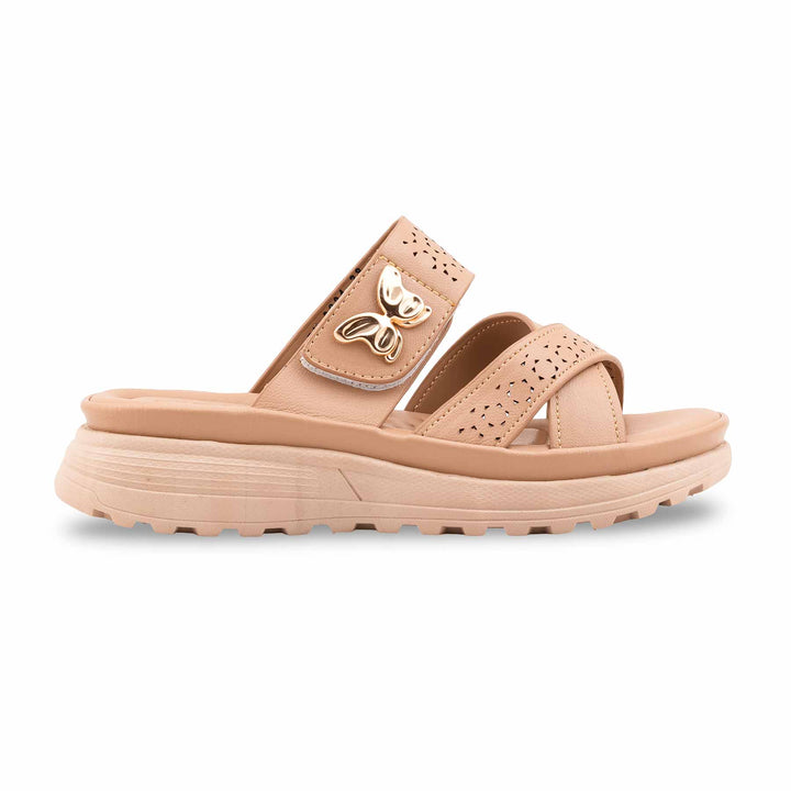 Beige Formal Slipper For Women PU0681