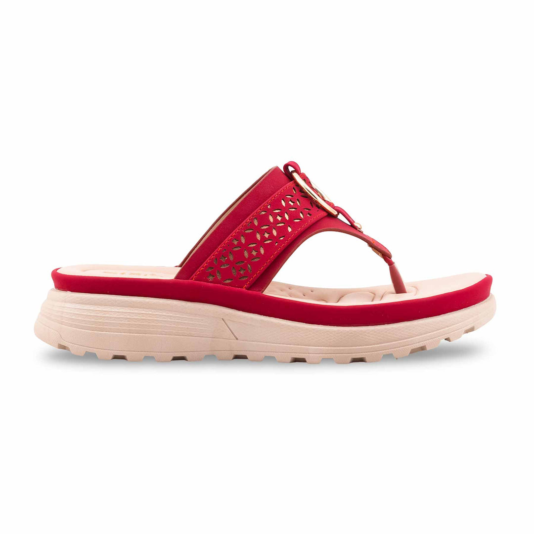 Maroon Formal Chappal For Women PU0682