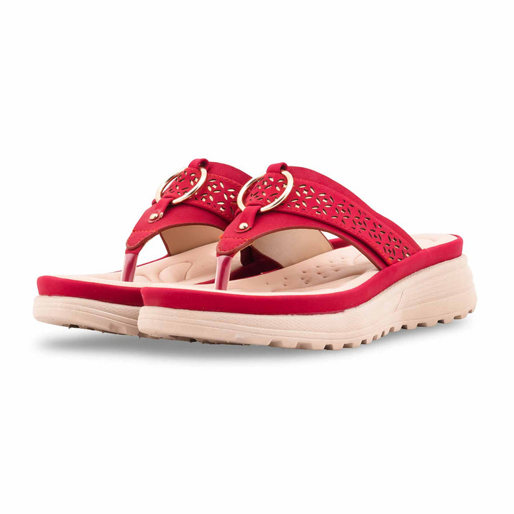 Maroon Formal Chappal For Women PU0682