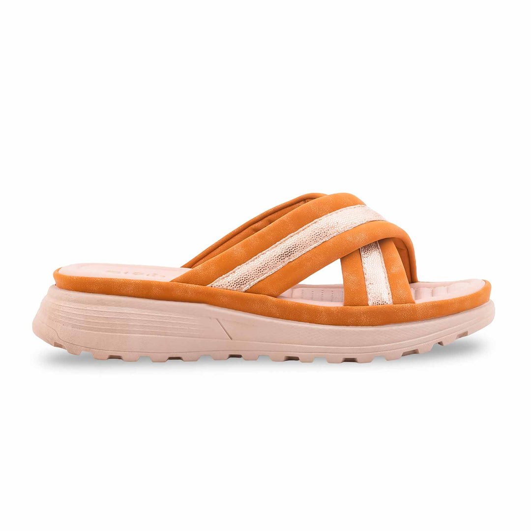 Mustard Formal Slipper For Ladies PU0683
