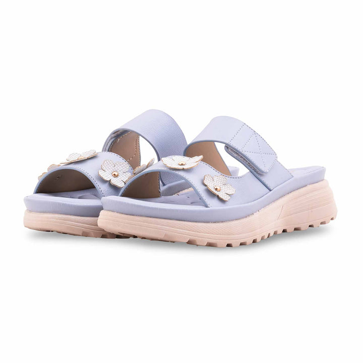 Sky Blue Formal Women Slipper PU0684