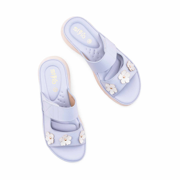 Sky Blue Formal Women Slipper PU0684