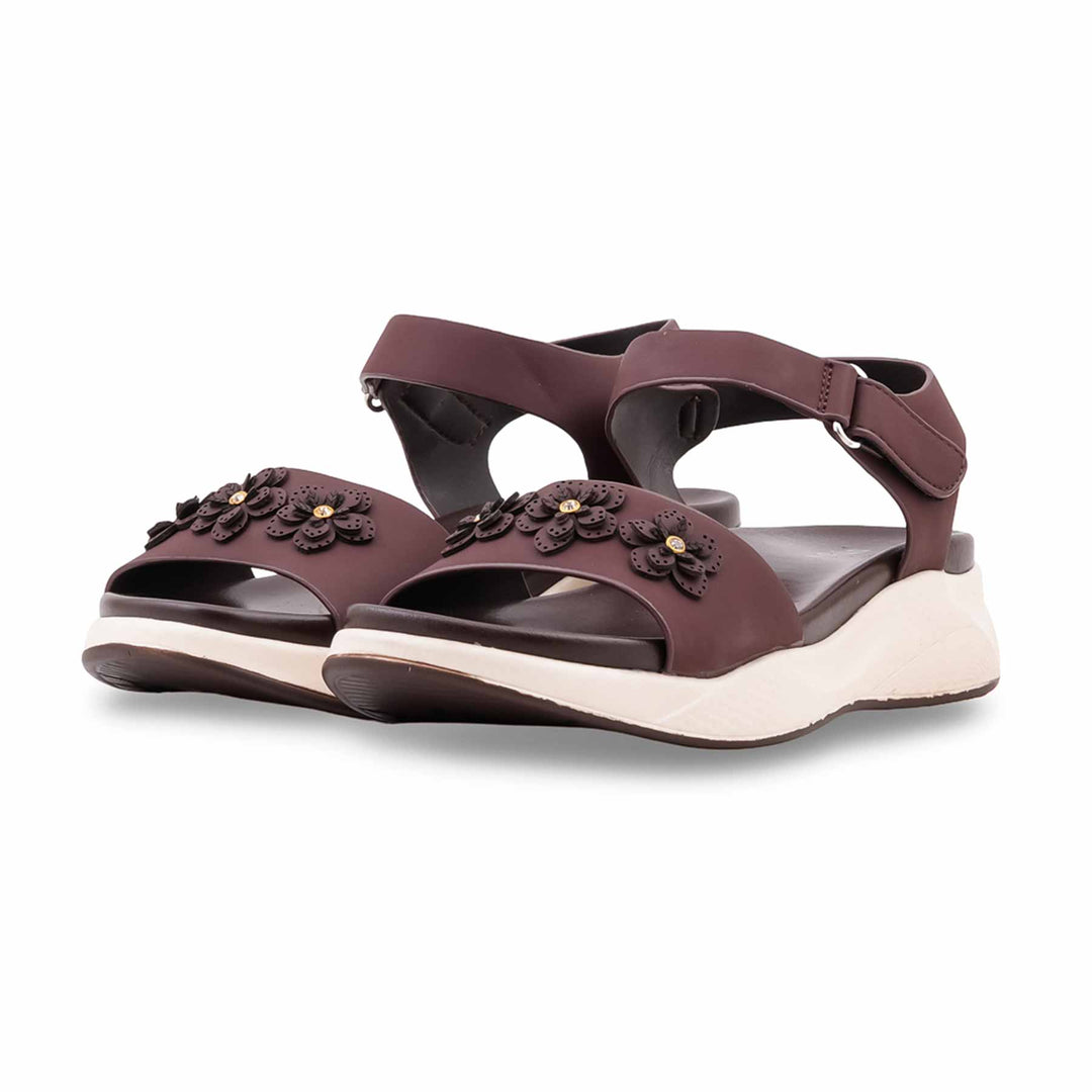 Brown Formal Sandal For Ladies PU0693