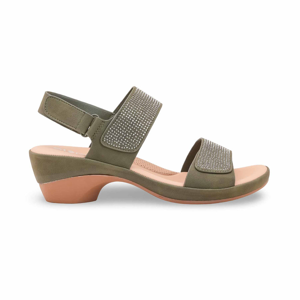 Green Formal Women Sandal PU0706