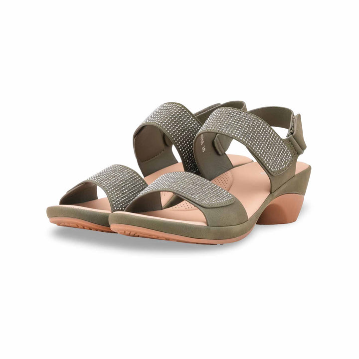 Green Formal Women Sandal PU0706