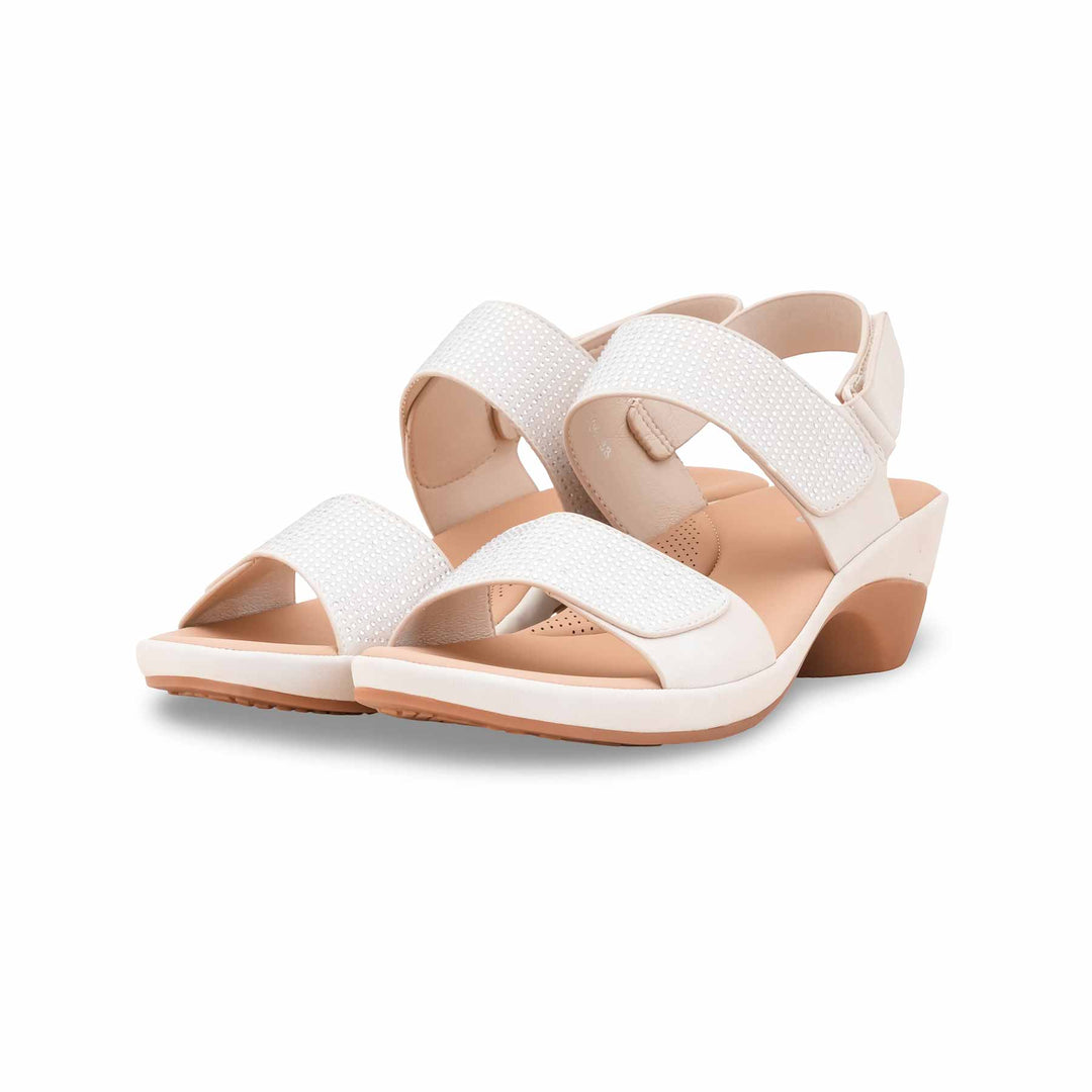 Beige Formal Sandal For Women PU0706