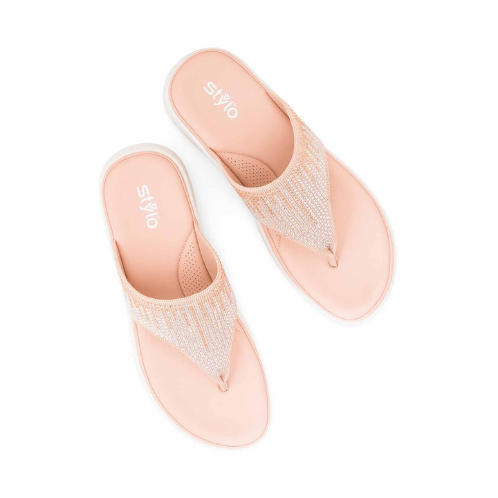 Pink Formal Chappal For Women PU0708