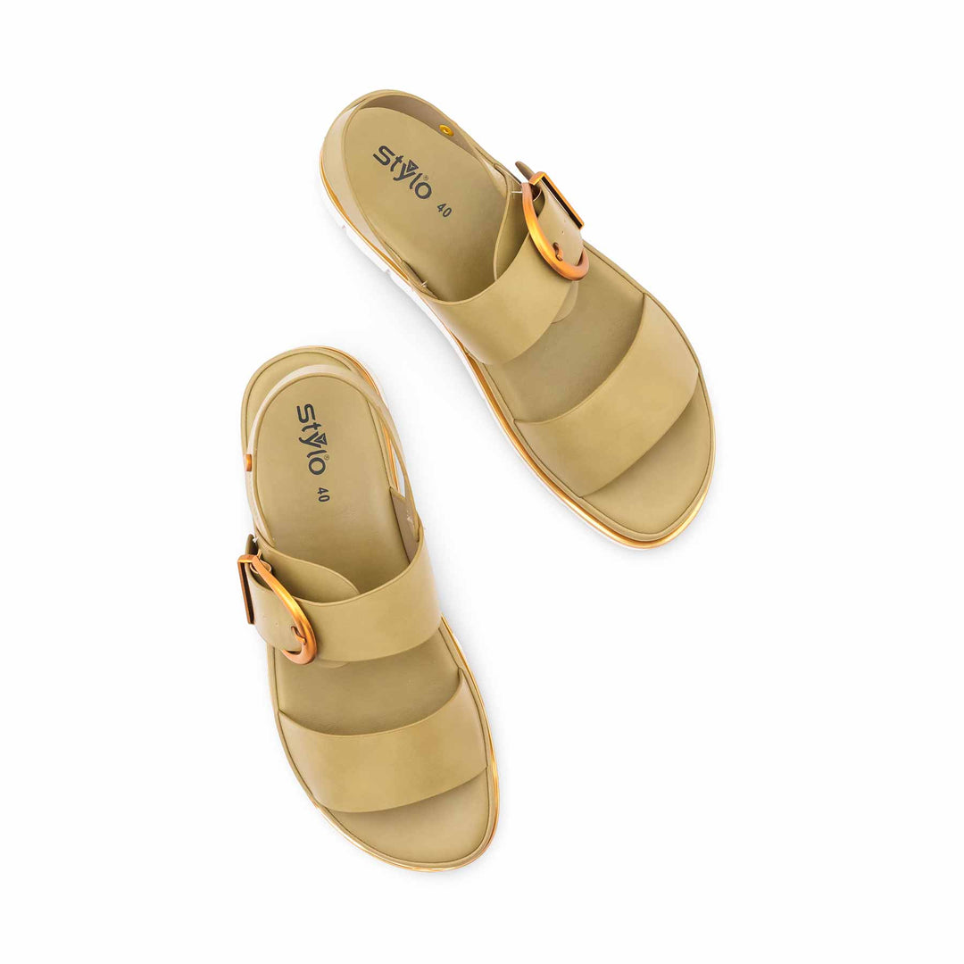 Olive Formal Sandal For Ladies PU0716
