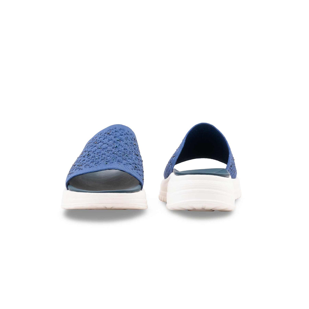 Blue Formal Slipper For Women PU0717