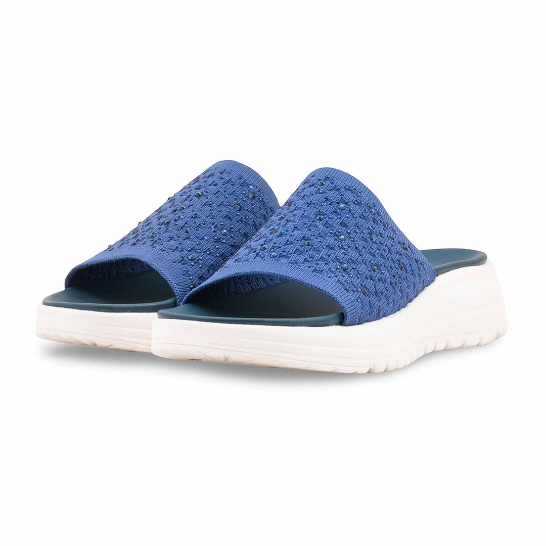 Blue Formal Slipper For Women PU0717