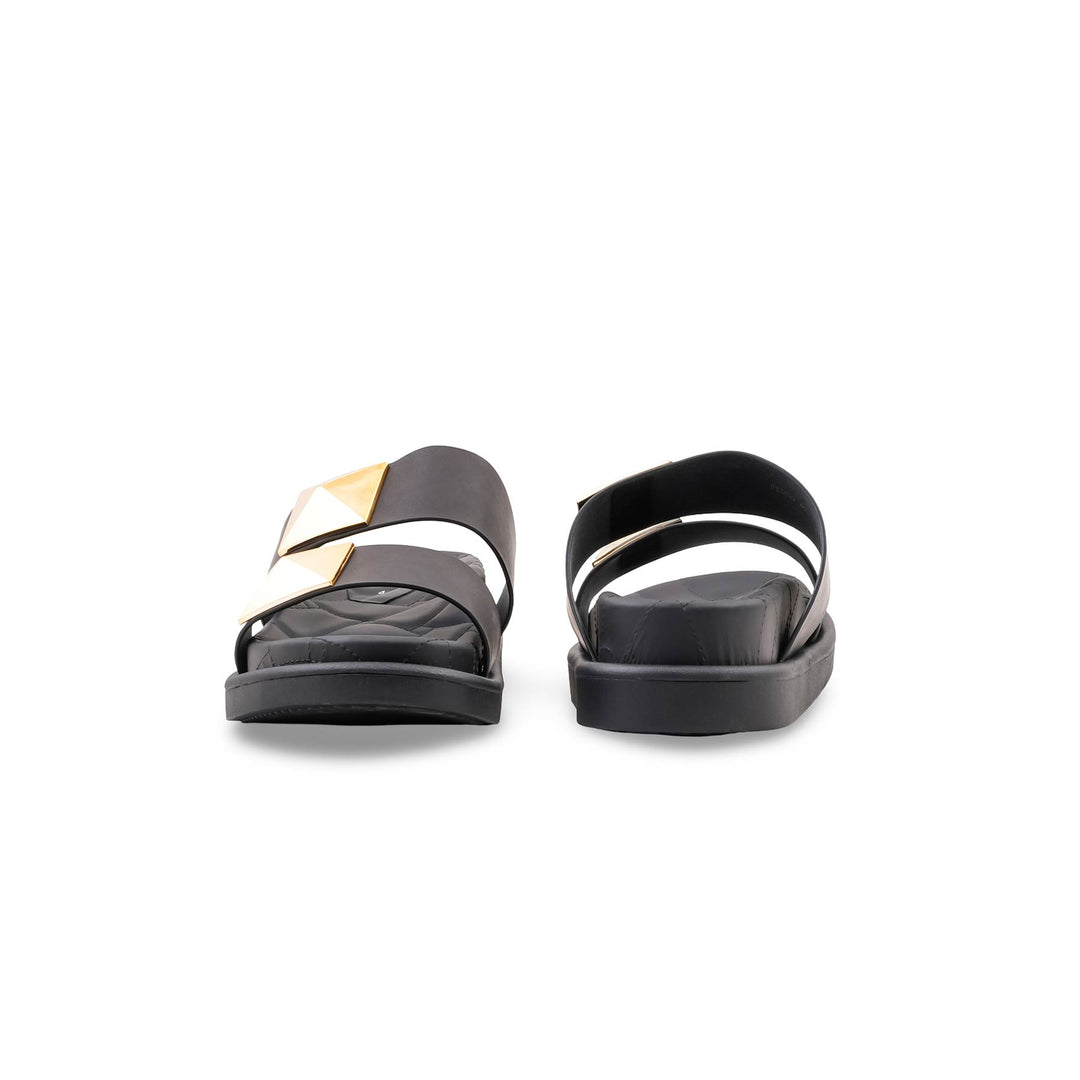 Black Formal Slipper For Women PU0722