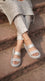 Silver Formal Slipper For Women PU0725