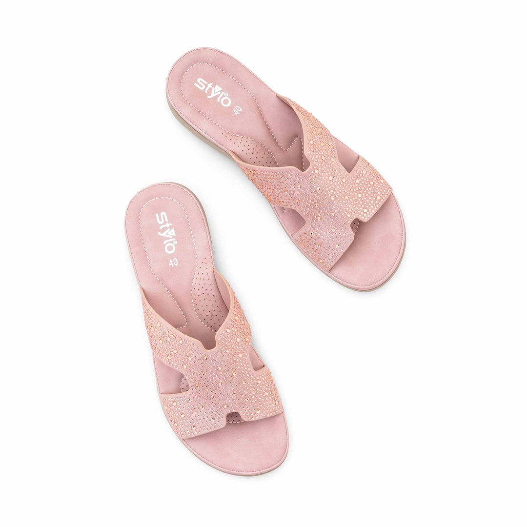 Pink Formal Slipper For Ladies PU0728
