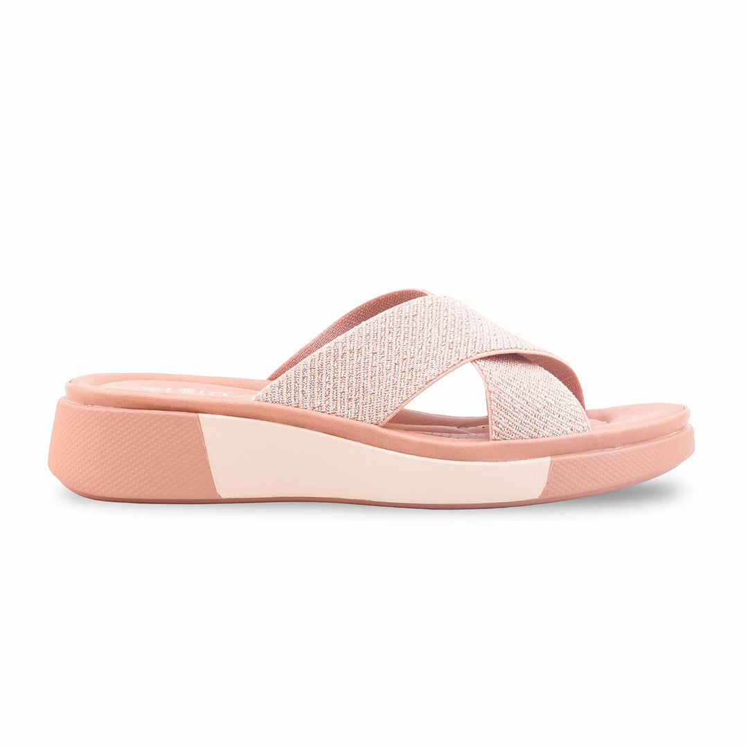 Peach Formal Slipper For Ladies PU0730