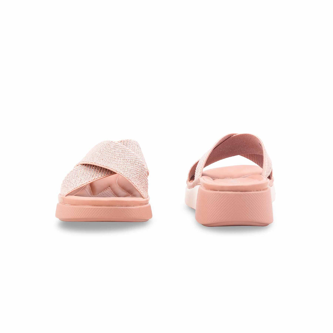 Peach Formal Slipper For Ladies PU0730