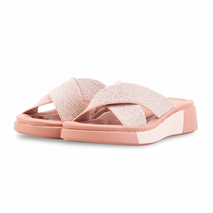 Peach Formal Slipper For Ladies PU0730