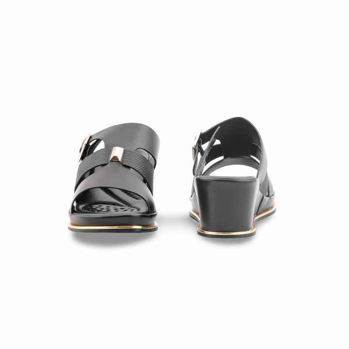 Black Formal Slipper For Women PU0734