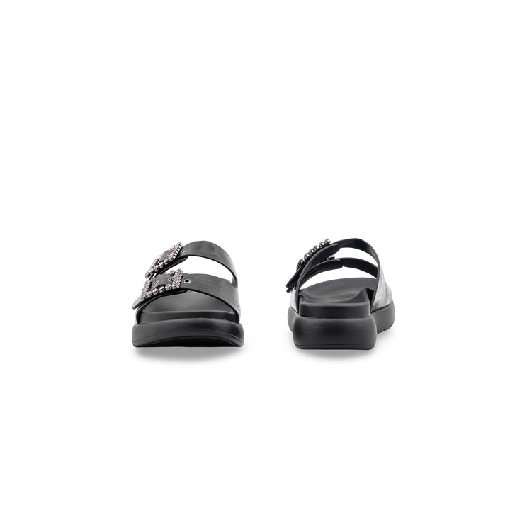 Black Formal Slipper For Ladies PU0738