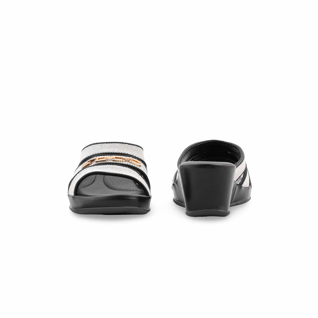 Black Formal Slipper For Ladies PU0741