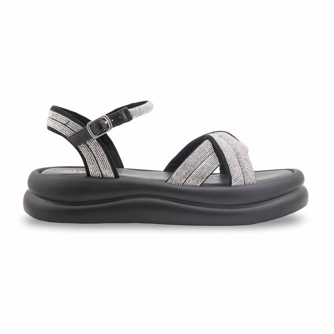 Black Formal Sandal For Women PU0744