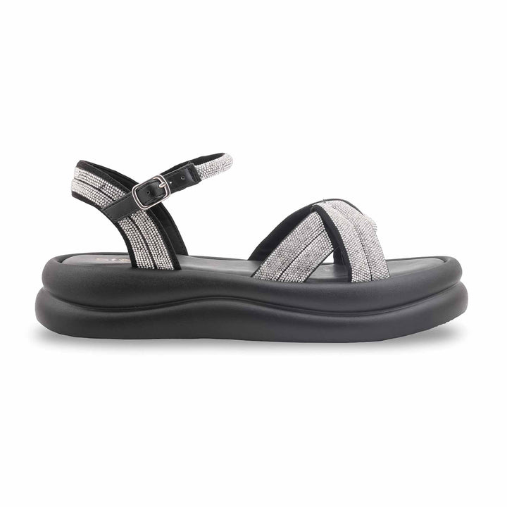 Black Formal Sandal For Women PU0744
