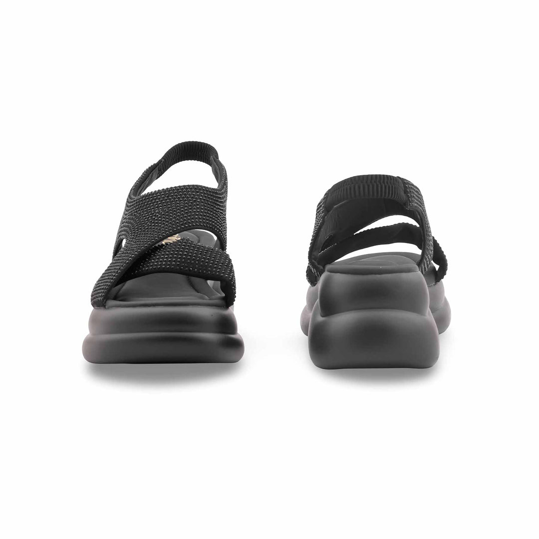 Black Formal Sandal For Women PU0746