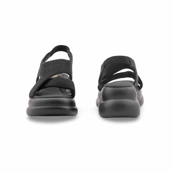 Black Formal Sandal For Women PU0746