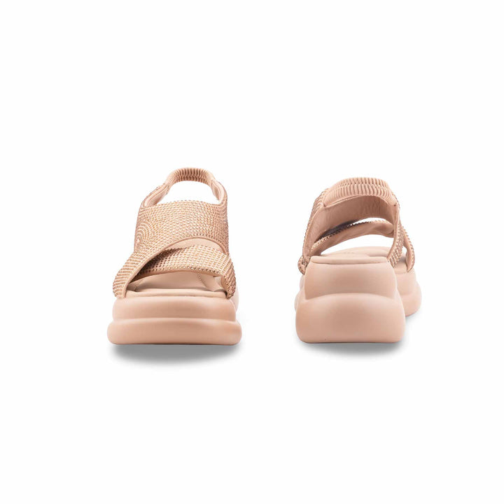 Beige Formal Sandal For Ladies PU0746