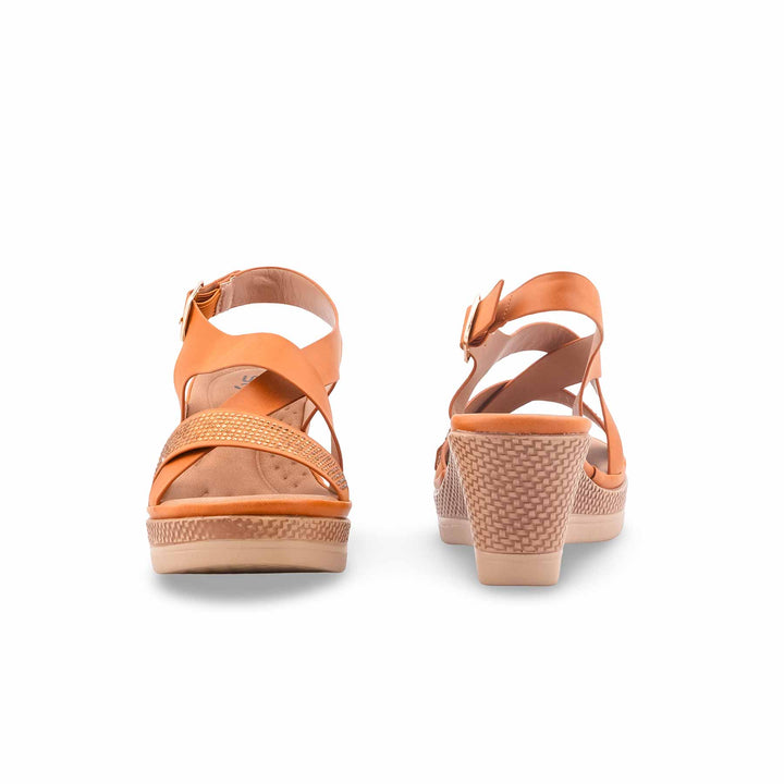 Mustard Formal Sandal For Women PU0752