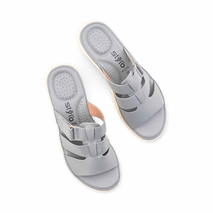 Blue Formal Slipper For Women PU0756