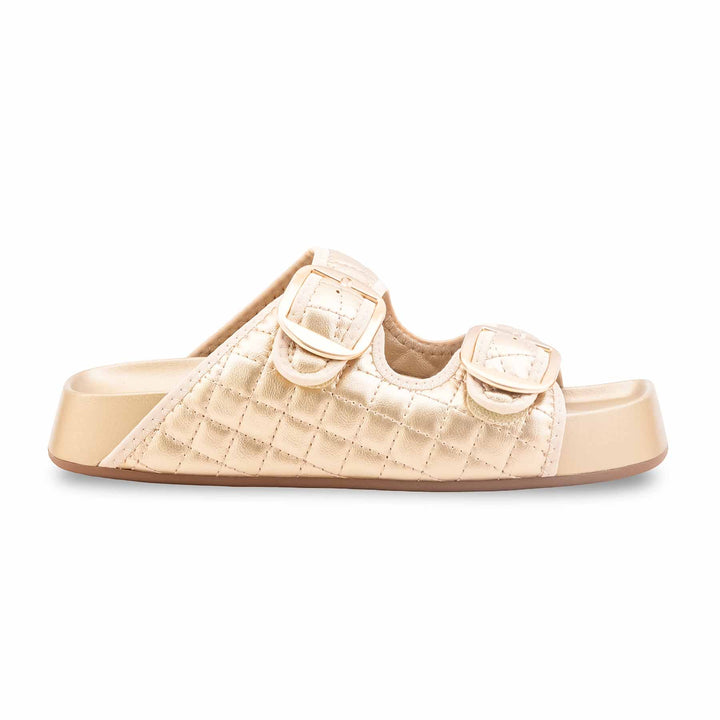 Golden Formal Slipper For Women PU0759